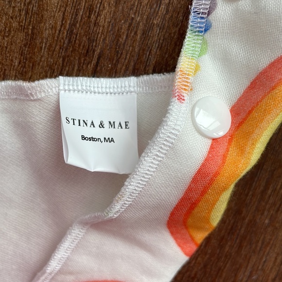 4/$15 NWOT Stina & Mae organic cotton bib - Picture 3 of 8